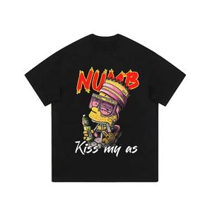 Camiseta personalizada de doble capa sin mangas Boxy Fit para hombre, ropa de calle de verano con estampado de pantalla de hojaldre recortada Boxy Fit - Product Image 2