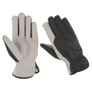 Soft Synthetic Leather Amara Heavy Duty Assembly Work <b>Gloves</b> Industrial Safety Heat Resistant Anti-Slip Hand Protection <b>Drivers</b> - Product Image 1