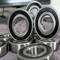 Roulement à billes à gorge profonde en laiton Aifen India Factory 6204 2RS, acier inoxydable, équipement industriel, usinage CNC, précision de grade 2