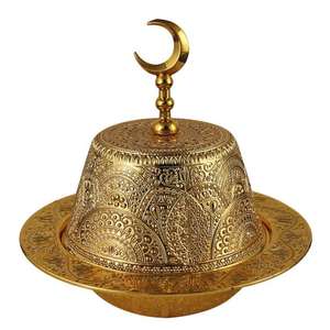 Cuenco grande de metal para dátiles, ideal para hoteles, restaurantes, servicios de catering y eventos festivos de lujo. - Product Image 5