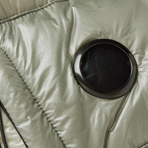 Chaqueta Acolchada de Color Sólido Personalizada para Hombre, Diseño Transpirable de Lona con Cuello Elegante, Chaquetas Acolchadas para Hombre - Product Image 5