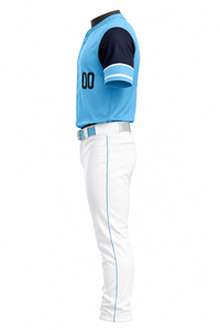 Uniforme de baseball de qualité supérieure, fabriqué avec les meilleurs matériaux, design de logo personnalisé, 100% polyester. - Product Image 3