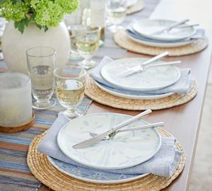 Vente en gros de napperon de carex rond en matériau naturel tissé à la main 33cm décor de cuisine motif végétal pour table à manger Nhatminh Vietnam - Product Image 2