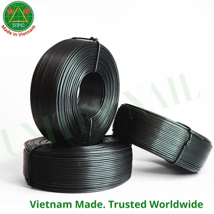 ลวดเหล็กม้วนขนาด 16.5 กรัม สำหรับมัดเหล็กเส้น นำเข้าโดยตรงจากผู้ผลิตในเวียดนาม |   ลวดเคลือบสีดำ - Product Image 5