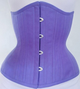 Corset en satin rose pour femme, gaine amincissante à maintien ferme, avec fermeture à agrafes, respirant, pour usage quotidien, taille adulte - Product Image 4