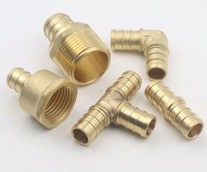 Raccords coudés à compression en laiton robustes et durables, adaptateurs de tuyaux flexibles forgés OEM ODM - Product Image 4