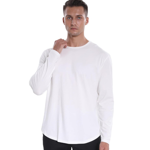 T-shirts pour hommes de qualité supérieure, couleur unie, sur mesure, nouveau style, t-shirts en coton pour hommes de bonne qualité, respirants - Product Image 6