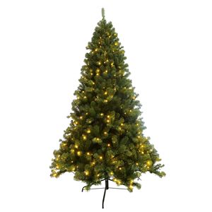 Árbol de Navidad Artificial Preiluminado de 7.5 pies con 400 Luces LED, Soporte Plegable y Adornos Navideños con Bisagras - Product Image 3