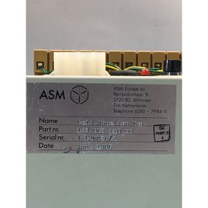 กล่องเชื่อมต่อแบบเย็น ASM 123067150.00, 123 067 - อุปกรณ์และอะไหล่เซมิคอนดักเตอร์ระดับโลกที่เชื่อถือได้ - Product Image 6