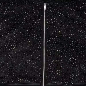 เสื้อฮู้ดดี้ผ้าฝ้าย 100% แบบเรียบ  ตกแต่งเพชรเทียม  สำหรับผู้ชาย  ชุดลำลอง  ใส่ได้ทั้งชายและหญิง  สำหรับฤดูหนาว  ราคาสมเหตุสมผล - Product Image 3