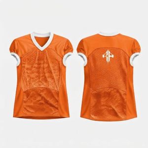 Nouveau maillot de football américain pour hommes 100% polyester, col en V, impression par transfert thermique par RIVIAN ATLANTIC - Product Image 1