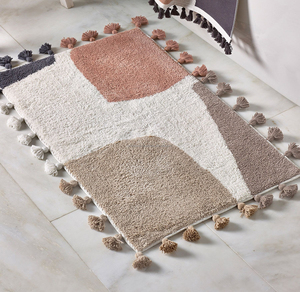 ราคาขายส่งที่กำหนดเองผ้าฝ้ายเสื่ออาบน้ำลื่นห้องอาบน้ำฝักบัวกันลื่นโรงแรม5ดาวดูดซับเสื่ออาบน้ำเพื่อขายโดยผู้ส่งออก - Product Image 2