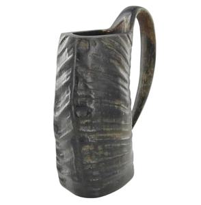 Meilleure vente tasse en corne naturelle faite à la main avec poignée de taille personnalisée prix pour les occasions de fête - Product Image 3