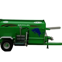 Nouvelle machine agricole Sayginlar : Tarière horizontale, wagon mélangeur TMR de haute qualité, machine à granulés d'aliments 8m³, composants principaux de l'engrenage 20