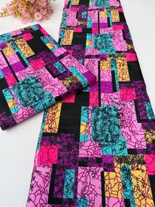 Tela Ankara de Primera Calidad con Estampado Africano Nigeriano, 100% Algodón, Diseño Vibrante para Prendas de Moda, Sudáfrica - Product Image 4