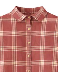 Robe chemise longue à carreaux personnalisée pour femme, boutonnée, motif à carreaux, robe midi décontractée, manches longues, vente en gros sur mesure - Product Image 3