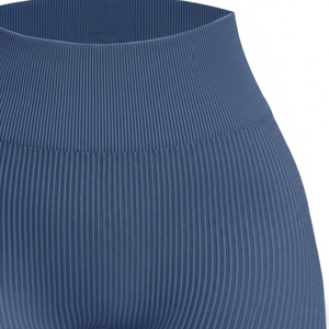 Pantalon de yoga côtelé uni à cordon de serrage pour femme, taille haute, contrôle de la silhouette, idéal pour la gym et l'entraînement, collection 2026, best-seller - Product Image 5