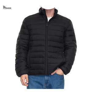 Chaqueta acolchada negra para hombre y mujer de Relevo Industries, con cierre a prueba de viento, de poliéster, informal, para invierno. - Product Image 2