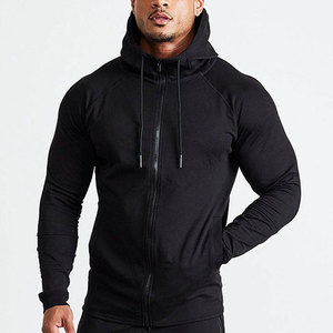 Survêtements de sport d'hiver personnalisés de haute qualité en gros, 100 % coton, séchage rapide, légers, à capuche, pour hommes, personnalisables - Product Image 5