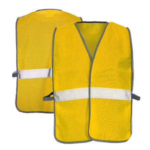 OEM Factory Price Lightweight Men Work Wear Protective Safety Premium Quality Hi Vis Construction Security Road Safety <b>Vest</b> - Product Image 1