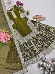 Vente en gros de hauts palazzo pour femmes, vêtements indiens et pakistanais pour mariage et soirée, ensemble sharara - Product Image 4