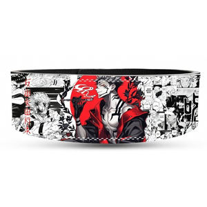 Cinturón de Levantamiento de Pesas de Alta Calidad con Estampado de Anime, Hebilla de Palanca de Aluminio, Cinturón de Entrenamiento para Peso Muerto, Cinturones de Powerlifting de Cuero de 10 mm - Product Image 1