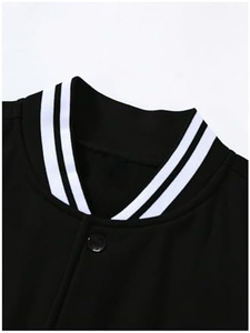 เสื้อแจ็คเก็ตปักโลโก้แบบกำหนดเอง แจ็คเก็ตเชนิลล์สำหรับฤดูหนาว เสื้อแจ็คเก็ตวินเทจสไตล์สตรีทแวร์สำหรับผู้ชาย เสื้อแจ็คเก็ตตัวอักษรแบบวิทยาลัย เสื้อแจ็คเก็ตฤดูหนาว - Product Image 4