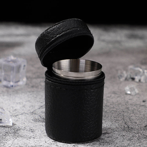 Ensemble de verres à whisky incassables en métal argenté, mini verres à vin en acier inoxydable - Product Image 4