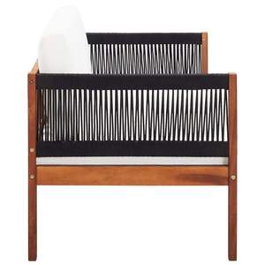 Canapé de jardin couleur bois naturel, catégorie de produit noir - Product Image 3