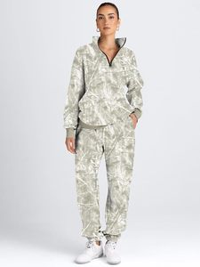 Men Women Sweatsuits 2 Piece Outfits Casual Airport and Travel Lounge <b>Sets</b> - Product Image 2