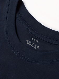 Custom Men's 100% Cotton Short Sleeve T-Shirt With Front And <b>Back</b> Print Design Regular Fit O-Neck Casual Jersey Knitted Style - Product Image 5