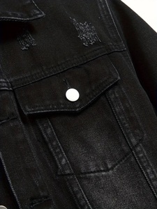 Nueva Colección Chaqueta Vaquera de Moda Urbana para Hombre con Bolsillos, Abrigo Cómodo y Elegante para Hombre para Primavera y Otoño - Product Image 4