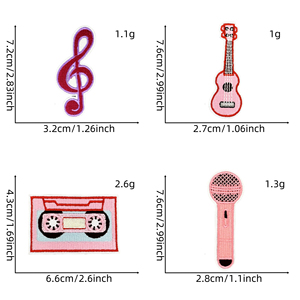 Wholesale Eco-Friendly Fabric Trendy Mixed Icon Embroidered Iron On <b>Patch</b> - Product Image 2