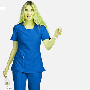 High Quality Nurse <b>Scrub</b> <b>Set</b> Breathable Moisture Wicking Medical Uniforms for Women Men Hospital <b>Scrubs</b> - Product Image 4