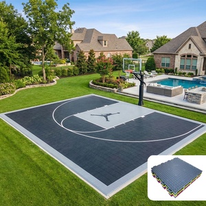 Baldosas Deportivas Antideslizantes Ecológicas de PP para Canchas de Baloncesto al Aire Libre, Fáciles de Instalar, para Patio Trasero, DIY - Product Image 1