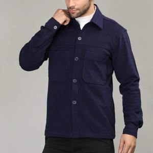 Chemises pour hommes surdimensionnées personnalisées de haute qualité, boutonnées, à manches longues, en flanelle, chaudes, en coton, à carreaux, décontractées et de qualité supérieure, vente en gros - Product Image 2