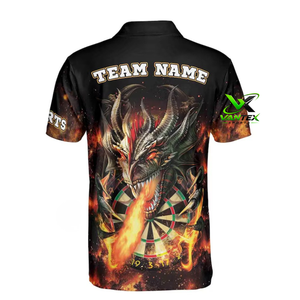 VANTEX T-shirt personnalisé pour homme, motif crâne de pêcheur, imprimé par transfert thermique sur tissu tricoté, séchage rapide, manches courtes, polyester - Product Image 6