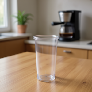 Vaso Transparente Reutilizable y Desechable de 300CC, VASO TUBO, 6 Unidades - Product Image 2