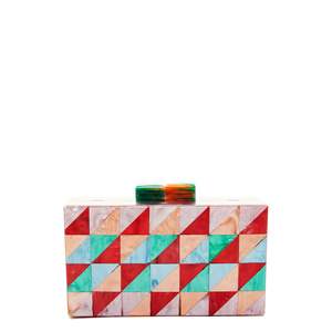 Pochette en cristal pour femme, faite à la main, en résine, accessoire de mode pour soirée - Product Image 6