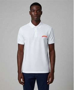 Polos de hombre de alta calidad 100% algodón con logotipo bordado y transferido por calor, de secado rápido, estilo casual, color blanco sólido. - Product Image 4