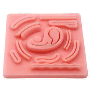 Coussinet de suture en silicone 3D avec plaies pour modèle de formation par simulation laparoscopique pour médecins et étudiants en médecine CE OEM disponible - Product Image 1
