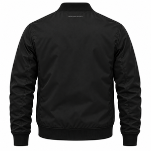Chaqueta de Invierno para Hombre de Alta Calidad, 100% Poliéster, Impermeable, Estilo Bomber con Decoración, para Actividades al Aire Libre - Product Image 3