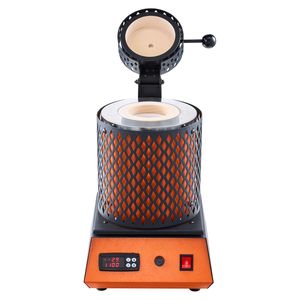 Fornace Elettrica per Fusione Metalli 1350W, Nuova Condizione, 2102°F/1150°C, con Crogiolo Ceramico da 3kg e Componenti PLC Essenziali - Product Image 6