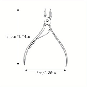 Precision Nail Clipper Cuticle Nipper Professional <b>Tool</b> for Manicure Pedicure Dead Skin <b>Removal</b> Ergonomic Grip - Product Image 6