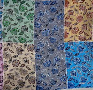 Floral Printed Organic 100% Silk Georgette Fabric Eco-Friendly Stain Resistant Sheer Lightweight Wedding 43/44 Inch <b>Women</b> Sari - Product Image 4