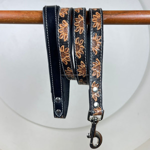 Collar de perro mascota de cuero genuino con herramientas de mano duraderas ajustables de alta calidad, correa de diseñador y juego de plomo de 3 piezas para perros - Product Image 6