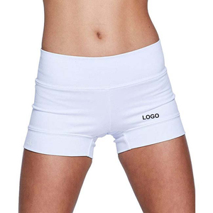 Shorts de compression taille mi-haute pour femme en Spandex/Polyester, extensibles, unis, séchage rapide, légers, pour le cyclisme, la course, le fitness et le yoga - Product Image 4