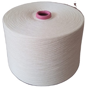 Ne 20/1 30/1 34/1 40/1 blanc brut 100% coton peigné compact filé à l'anneau fil conique automatique pour le tricot et le tissage de tissus - Product Image 2