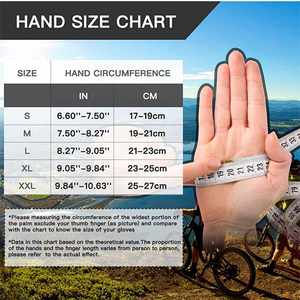 Gants de cyclisme rembourrés à demi-doigts, gants de vélo anti-chocs, antidérapants, respirants, de haute qualité avec OEM - Product Image 4