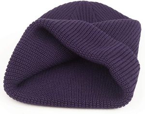 Bonnet d'hiver tricoté sur mesure en acrylique, chaud, avec revers, pour hommes ou femmes - Product Image 3
